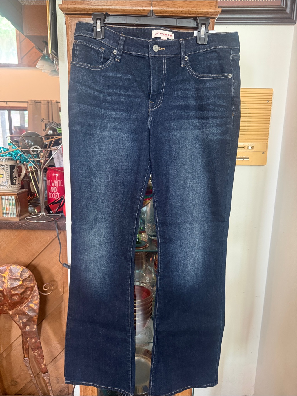 Lucky Brand Dark Indigo Flare Jeans